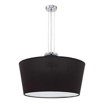 Duolla - Κρεμαστό φωτιστικό οροφής OPERA 3xE14/40W/230V διάμετρος 55 cm μαύρο