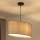 Duolla - Κρεμαστό φωτιστικό οροφής OVAL 1xE27/15W/230V γκρι