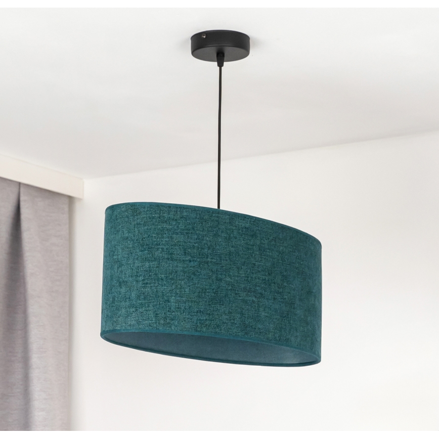 Duolla - Κρεμαστό φωτιστικό οροφής OVAL 1xE27/15W/230V πράσινο