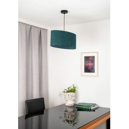 Duolla - Κρεμαστό φωτιστικό οροφής OVAL 1xE27/15W/230V πράσινο