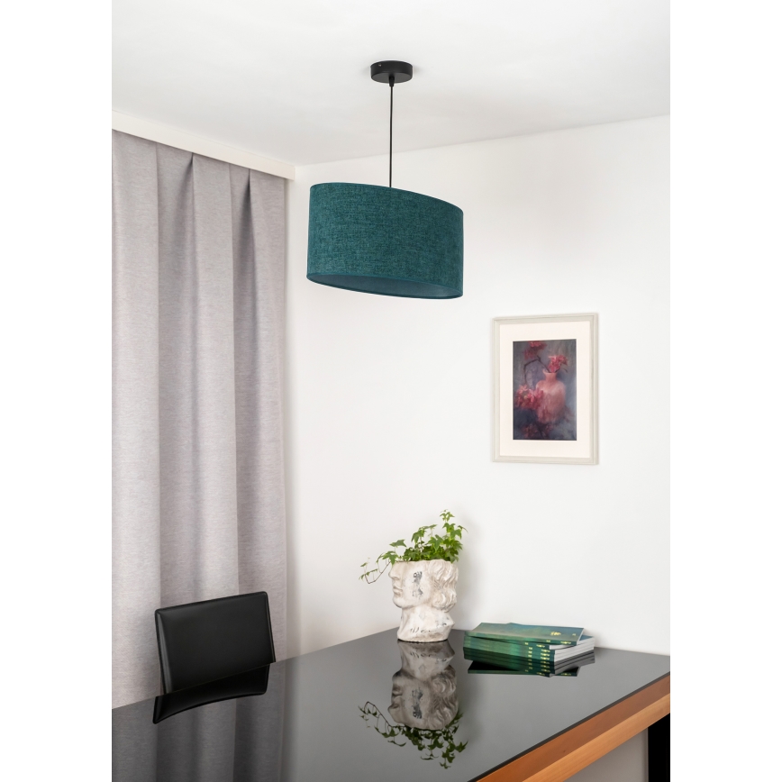 Duolla - Κρεμαστό φωτιστικό οροφής OVAL 1xE27/15W/230V πράσινο