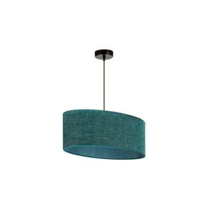 Duolla - Κρεμαστό φωτιστικό οροφής OVAL 1xE27/15W/230V πράσινο