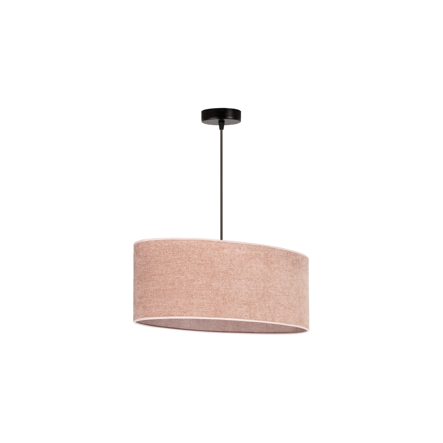 Duolla - Κρεμαστό φωτιστικό οροφής OVAL 1xE27/15W/230V ροζ