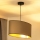 Duolla -Κρεμαστό φωτιστικό οροφής OVAL VEGAN 1xE27/15W/230V μπεζ