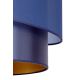 Duolla - Κρεμαστό φωτιστικό οροφής PARIS 1xE27/15W/230V διάμετρος 40 cm μπλε/χρυσό