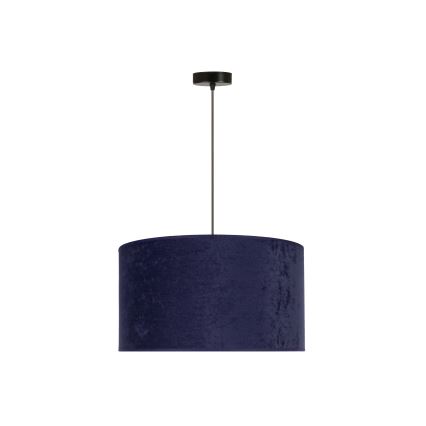 Duolla - Κρεμαστό φωτιστικό οροφής ROLLER 1xE27/15W/230V διάμετρος 40 cm μπλε/χρυσό