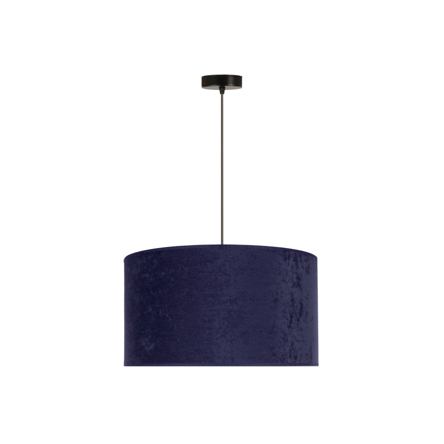 Duolla - Κρεμαστό φωτιστικό οροφής ROLLER 1xE27/15W/230V διάμετρος 40 cm μπλε/χρυσό