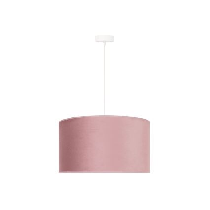 Duolla - Κρεμαστό φωτιστικό οροφής ROLLER 1xE27/15W/230V διάμετρος 40 cm ροζ/χρυσό