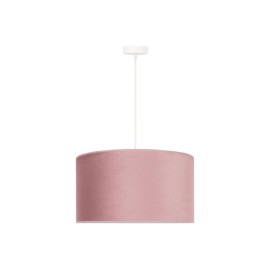 Duolla - Κρεμαστό φωτιστικό οροφής ROLLER 1xE27/15W/230V διάμετρος 40 cm ροζ/χρυσό