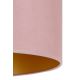 Duolla - Κρεμαστό φωτιστικό οροφής ROLLER 1xE27/15W/230V ροζ/χρυσό