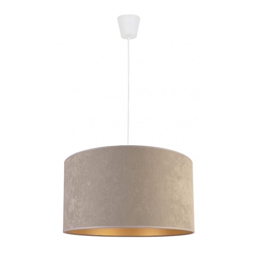 Duolla - Κρεμαστό φωτιστικό οροφής ROLLER 1xE27/40W/230V διάμετρος 40 cm γκρι