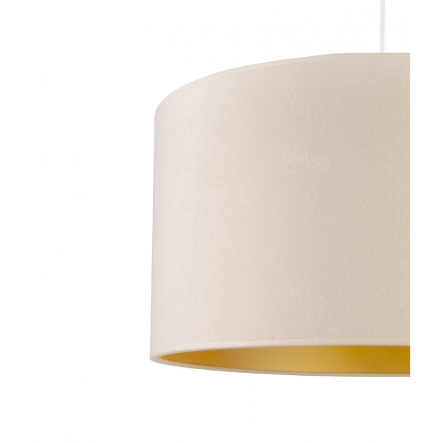 Duolla - Κρεμαστό φωτιστικό οροφής ROLLER 1xE27/40W/230V διάμετρος 40 cm κρεμ