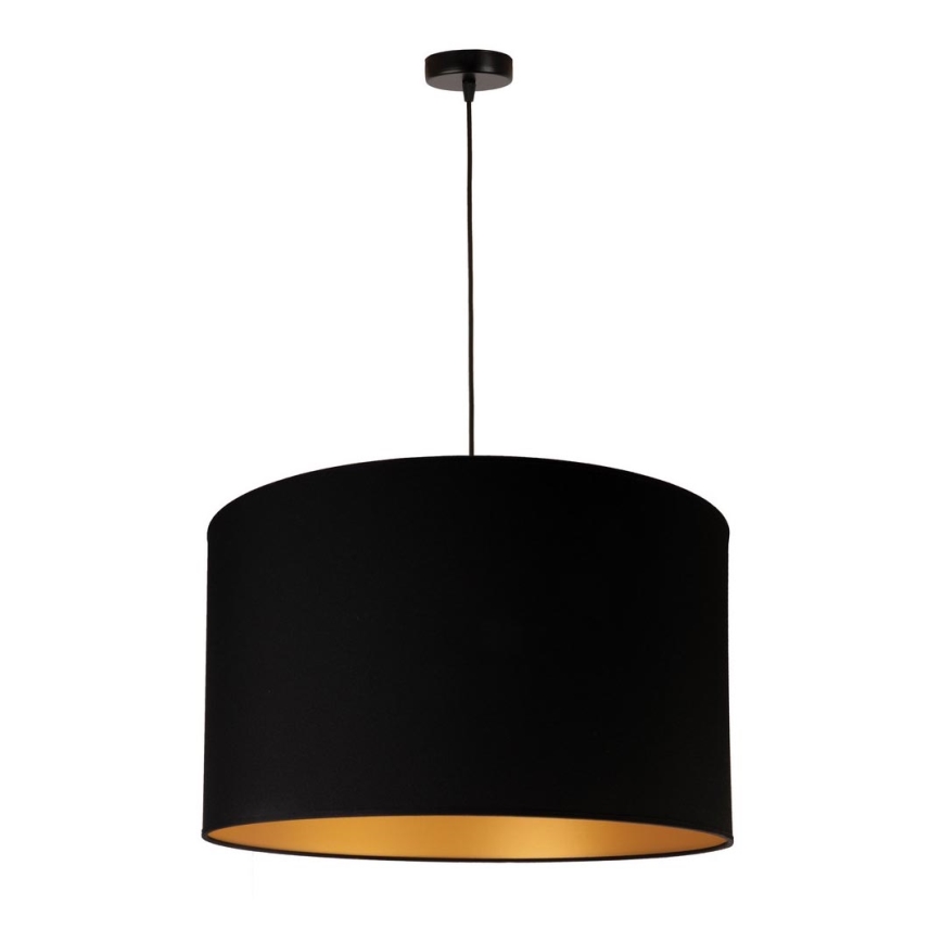 Duolla - Κρεμαστό φωτιστικό οροφής ROLLER 1xE27/40W/230V διάμετρος 45 cm μαύρο