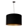 Duolla - Κρεμαστό φωτιστικό οροφής ROLLER 1xE27/40W/230V διάμετρος 45 cm μαύρο