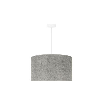 Duolla - Κρεμαστό φωτιστικό οροφής ROLLER ECO RECYCLING 1xE27/15W/230V διάμετρος 45 cm γκρι