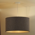 Duolla - Κρεμαστό φωτιστικό οροφής ROLLER ECO RECYCLING 1xE27/15W/230V διάμετρος 45 cm καφέ