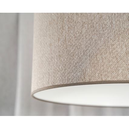Duolla - Κρεμαστό φωτιστικό οροφής ROLLER ECO RECYCLING 1xE27/15W/230V διάμετρος 45 cm καφέ