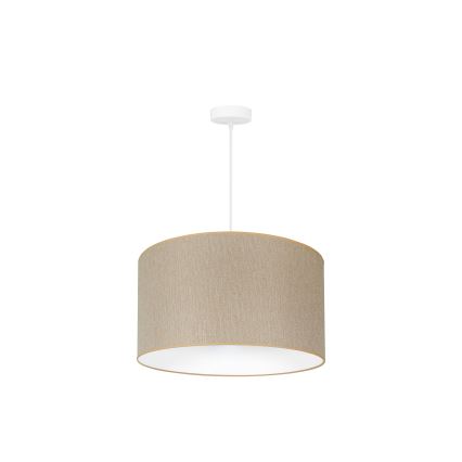 Duolla - Κρεμαστό φωτιστικό οροφής ROLLER ECO RECYCLING 1xE27/15W/230V διάμετρος 45 cm κρεμ