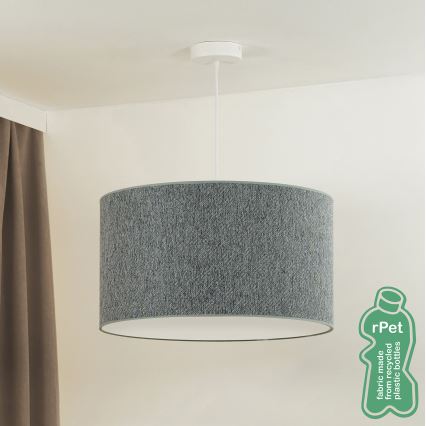 Duolla - Κρεμαστό φωτιστικό οροφής ROLLER ECO RECYCLING 1xE27/15W/230V διάμετρος 45 cm πράσινο