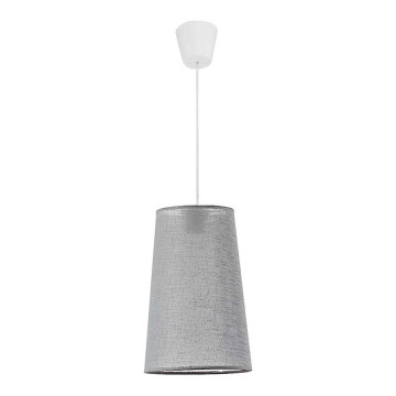 Duolla - Κρεμαστό φωτιστικό οροφής SOUL 1xE27/40W/230V διάμετρος 19,4 cm ανοιχτό γκρι