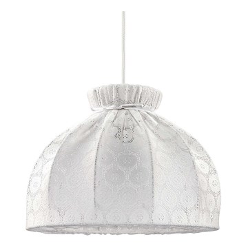 Duolla - Κρεμαστό φωτιστικό οροφής SYMPHONY 1xE27/40W/230V διάμετρος 38 cm λευκό