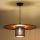 Duolla - Κρεμαστό φωτιστικό οροφής TOKYO SHINY 1xE27/15W/230V διάμετρος 50 cm μαύρο/χαλκός
