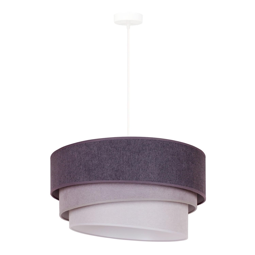 Duolla - Κρεμαστό φωτιστικό οροφής TRIO 1xE27/15W/230V διάμετρος 45 cm ανθρακί/γκρι/λευκό