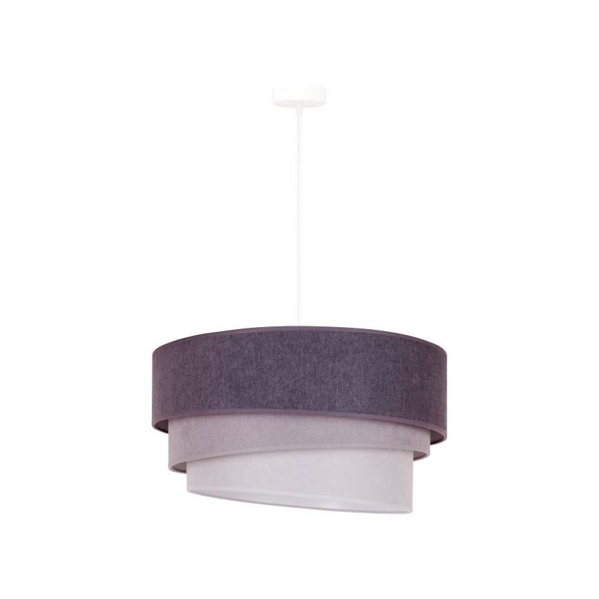Duolla - Κρεμαστό φωτιστικό οροφής TRIO 1xE27/15W/230V διάμετρος 45 cm ανθρακί/γκρι/λευκό