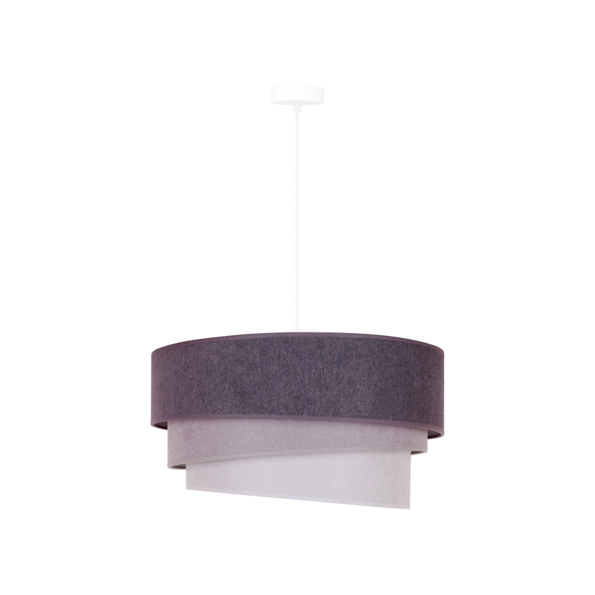 Duolla - Κρεμαστό φωτιστικό οροφής TRIO 1xE27/15W/230V διάμετρος 45 cm ανθρακί/γκρι/λευκό