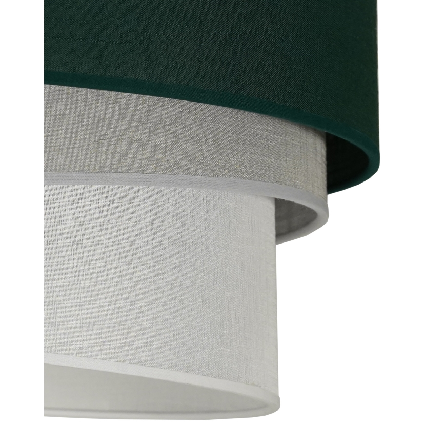 Duolla - Κρεμαστό φωτιστικό οροφής TRIO 1xE27/15W/230V διάμετρος 45 cm πράσινο/γκρι/λευκό
