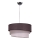 Duolla - Κρεμαστό φωτιστικό οροφής TRIO 1xE27/40W/230V διάμετρος 45 cm ανθρακί/γκρι/λευκό