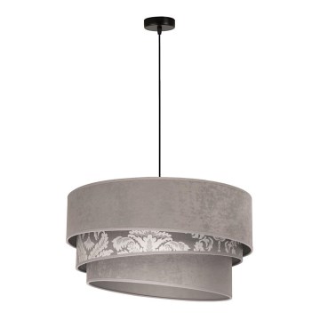 Duolla - Κρεμαστό φωτιστικό οροφής TRIO 1xE27/40W/230V διάμετρος 45 cm γκρι