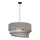 Duolla - Κρεμαστό φωτιστικό οροφής TRIO 1xE27/40W/230V διάμετρος 45 cm γκρι