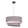 Duolla - Κρεμαστό φωτιστικό οροφής TRIO 1xE27/40W/230V διάμετρος 45 cm γκρι/λευκό