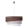 Duolla - Κρεμαστό φωτιστικό οροφής TRIO 1xE27/40W/230V διάμετρος 45 cm καφέ/μπεζ/λευκό