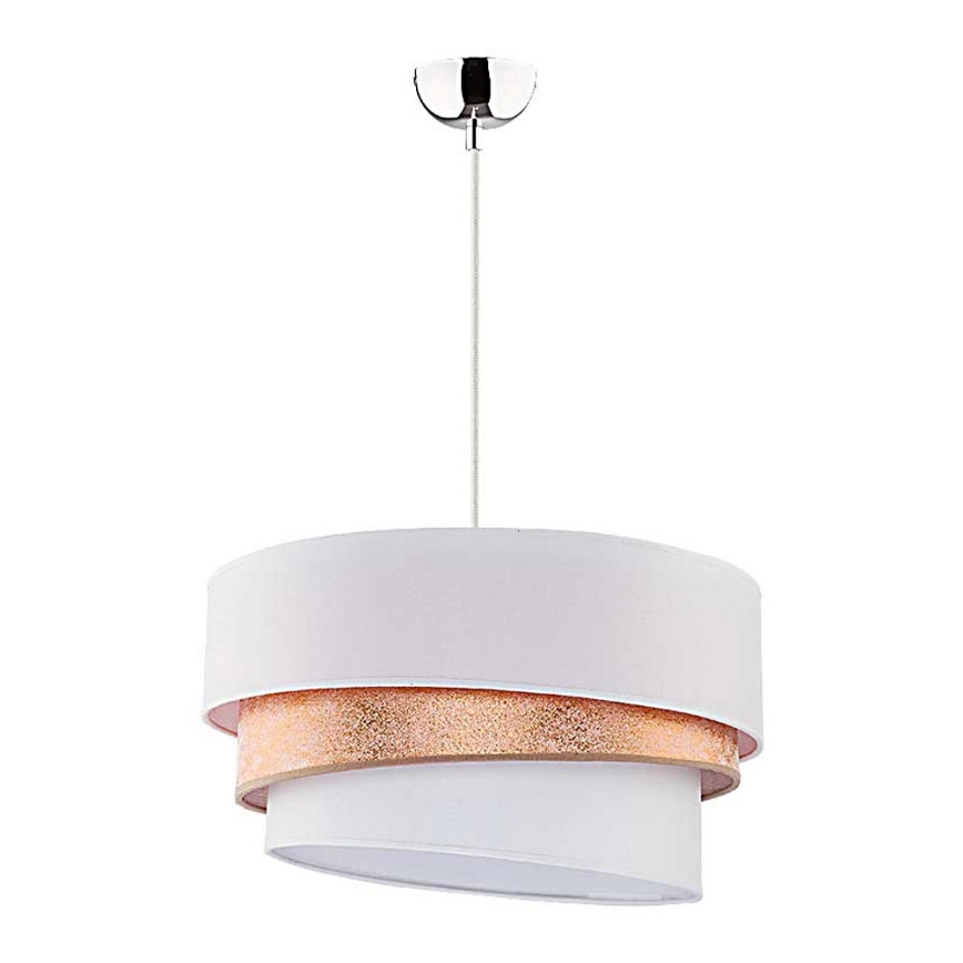 Duolla - Κρεμαστό φωτιστικό οροφής TRIO 1xE27/40W/230V διάμετρος 45 cm χρυσό/λευκό