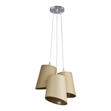 Duolla - Κρεμαστό φωτιστικό οροφής VERONA 3xE27/40W/230V διάμετρος 40 cm