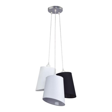 Duolla - Κρεμαστό φωτιστικό οροφής VERONA 3xE27/40W/230V διάμετρος 40 cm