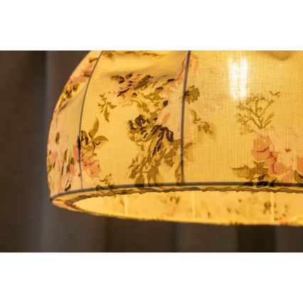 Duolla - Κρεμαστό φωτιστικό οροφής VIOLIN 1xE27/40W/230V διάμετρος 38 cm τριανταφυλλί
