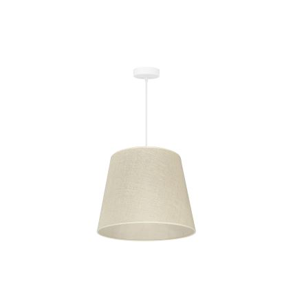 Duolla - Κρεμαστό φωτιστικό οροφής YUTE 1xE27/15W/230V διάμετρος 38 cm γκρι