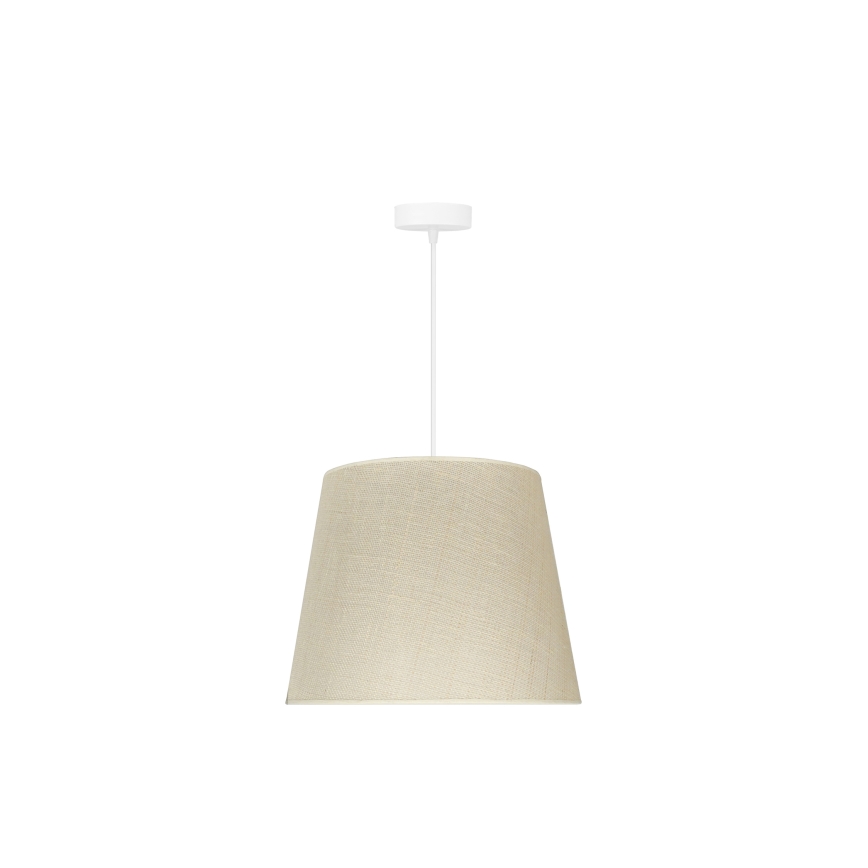 Duolla - Κρεμαστό φωτιστικό οροφής YUTE 1xE27/15W/230V διάμετρος 38 cm γκρι