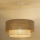 Duolla - Κρεμαστό φωτιστικό οροφής YUTE BOHO 1xE27/15W/230V διάμετρος 45 cm καφέ/γκρι