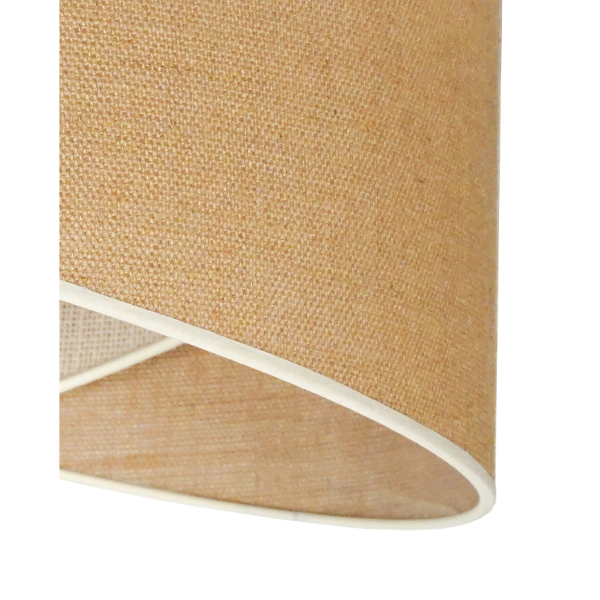 Duolla - Κρεμαστό φωτιστικό οροφής YUTE CELLO 1xE27/15W/230V διάμετρος 45 cm καφέ/γκρι