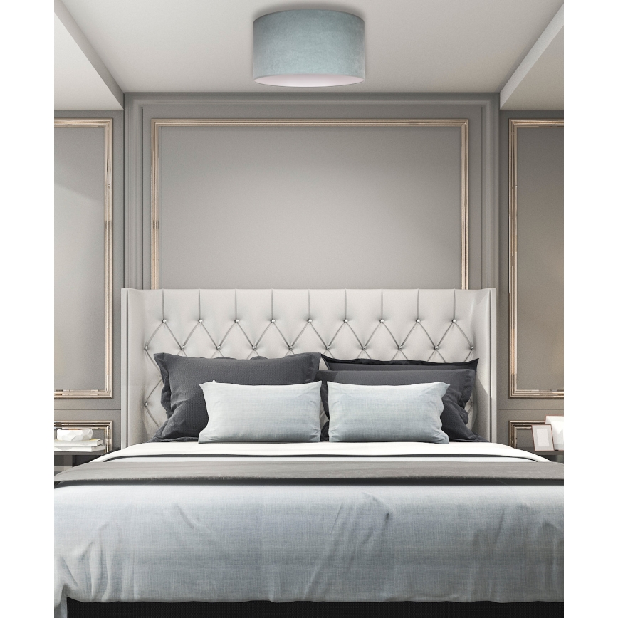 Duolla - Οροφής φωτιστικό BRISTOL 1xE27/15W/230V διάμ. 45 εκ. πράσινο/λευκό