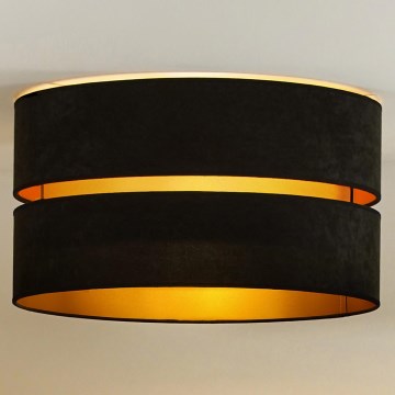Duolla - Οροφής φωτιστικό DUO 1xE27/40W/230V διάμ. 40 εκ. μαύρο/χρυσό