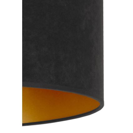 Duolla - Οροφής φωτιστικό ROLLER 1xE27/15W/230V διάμ. 40 εκ. μαύρο/χρυσό