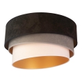 Duolla - Οροφής φωτιστικό DEVON 1xE27/40W/230V διάμ. 45 εκ. μαύρο/γκρι/μπεζ