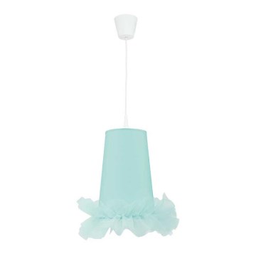 Duolla - Παιδικό κρεμαστό φωτιστικό οροφής BALLET 1xE27/40W/230V διάμετρος 21 cm μπλε