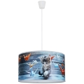 Duolla - Παιδικό κρεμαστό φωτιστικό οροφής SWEET CAT 1xE27/15W/230V