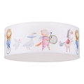 Duolla - Παιδικό οροφής φωτιστικό LED CORTINA LED/26W/230V διάμ. 40 εκ. 4000K